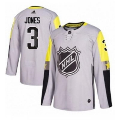 Youth Adidas Columbus Blue Jackets 3 Seth Jones Authentic Gray 2018 All Star Metro Division NHL Jersey