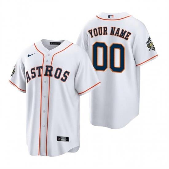 Men Women Youth Houston Astros Active Player Custom White 2022 World Series Home Stitched Baseball Jersey