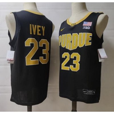 Purdue Boilermakers 23 Jaden Ivey Black Stitched Jersey