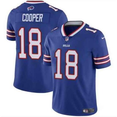 Men Buffalo Bills 18 Amari Cooper Royal 2024 Vapor Untouchable Limited Stitched Football Jersey