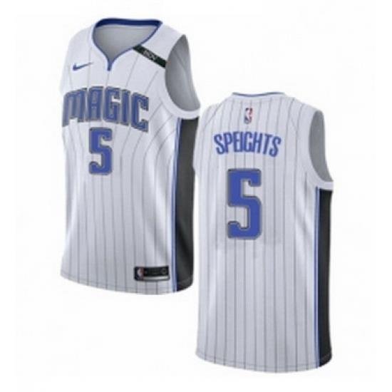 Womens Nike Orlando Magic 5 Marreese Speights Swingman NBA Jersey Association Edition