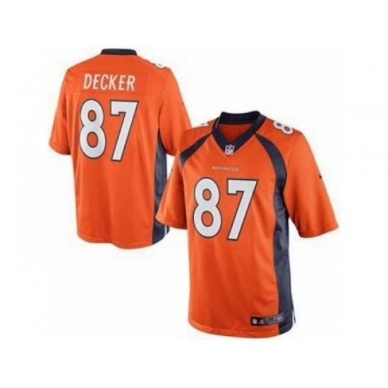 Nike Denver Broncos 87 Eric Decker Orange Limited NFL Jersey