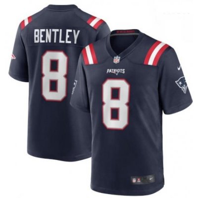 Men New England Patriots 8 Ja 27Whaun Bentley Navy Limited Jersey