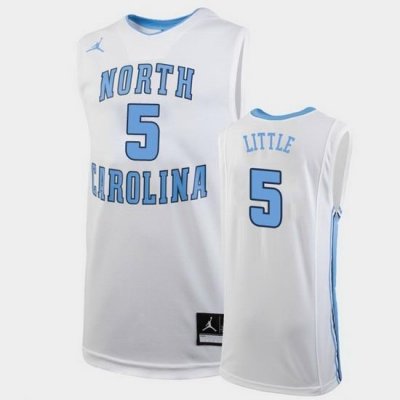 North Carolina Tar Heels Nassir Little White Replica Men'S Jersey