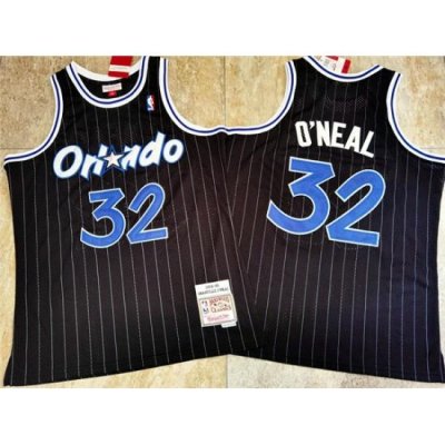 Magic 32 Shaquille O 27Neal Black 1994 95 Hardwood Classics Jersey