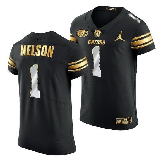 Florida Gators Reggie Nelson Black Golden Edition Jersey