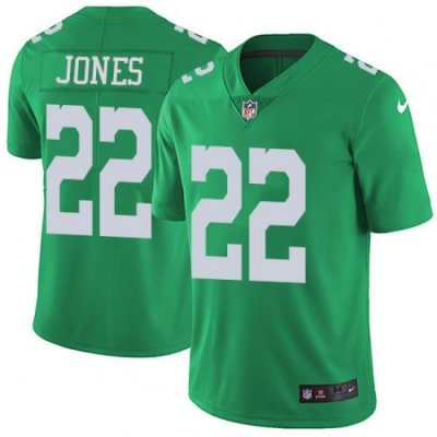 Nike Eagles #22 Sidney Jones Green Mens Stitched NFL Limited Rush Jersey