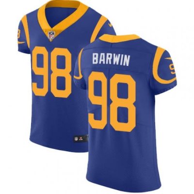 Nike Rams #98 Connor Barwin Royal Blue Alternate Mens Stitched NFL Vapor Untouchable Elite Jersey