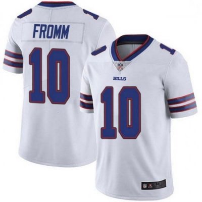 Men Buffalo Bills 10 Jake Fromm White Limited Vapor Limited Untouchable Jersey