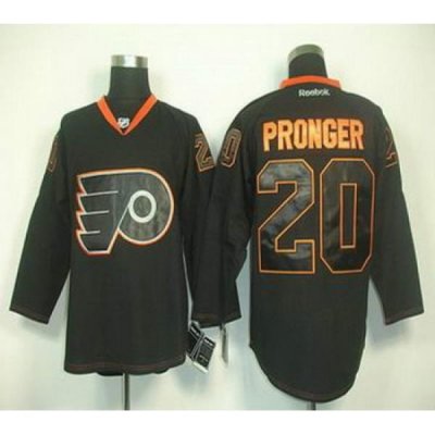 Philadelphia Flyers #20 Chris Pronger black ice Premier Jersey