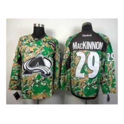 NHL Jerseys Colorado Avalanche #29 Mackinnon Camo Jerseys