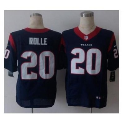 nike nfl jerseys houston texans 20 rolle blue[Elite][rolle]