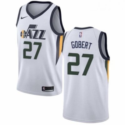 Youth Nike Utah Jazz 27 Rudy Gobert Swingman NBA Jersey Association Edition