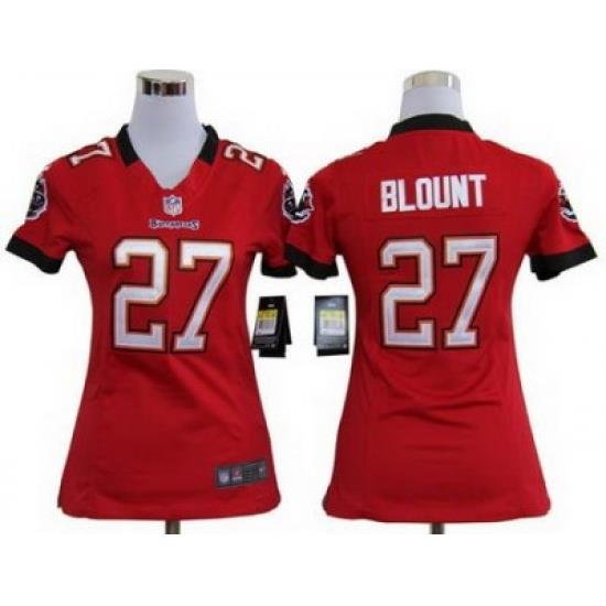 Women Nike Tampa Bay Buccaneers 27 LeGarrette Blount Red Nike NFL Jersey