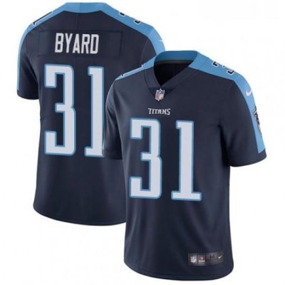 Mens Nike Tennessee Titans 31 Kevin Byard Navy Blue Alternate Vapor Untouchable Limited Player NFL Jersey