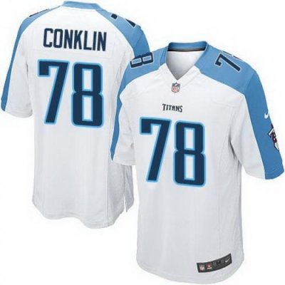 Nike Titans #78 Jack Conklin White Youth Stitched NFL Elite Jersey