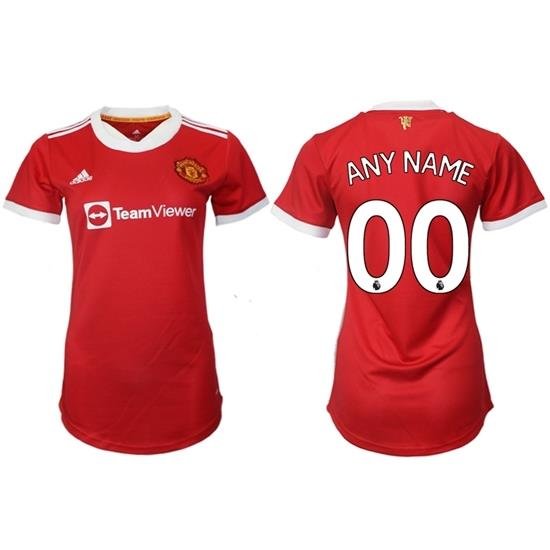 Women Manchester United Soccer Jerseys 001 Customized