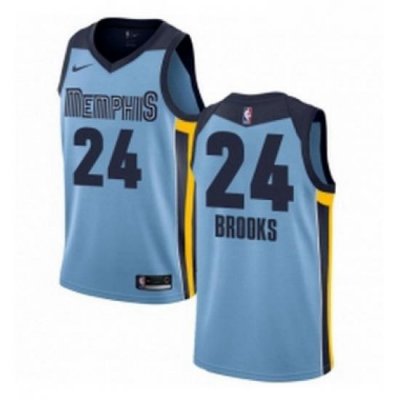 Youth Nike Memphis Grizzlies 24 Dillon Brooks Swingman Light Blue NBA Jersey Statement Edition