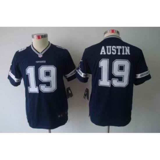 Youth Nike Dallas Cowboys 19 Austin Blue Color Limited Jerseys