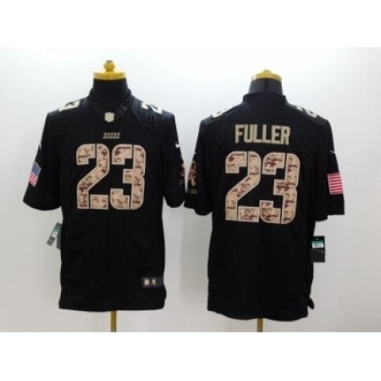 Nike Chicago Bears 23 Kyle Fuller Black Limited Salute to Service NFL Jersey