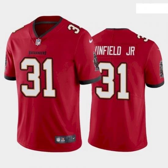 Men Tampa Bay Buccaneers 31 Antoine Winfield Jr  2020 NFL Draft Vapor Limited Red Jersey