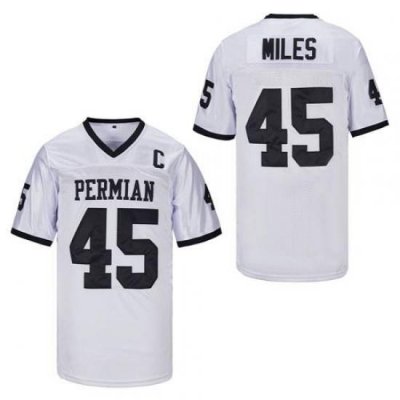 Men 45 MILES FOOTBALL JERSEY white