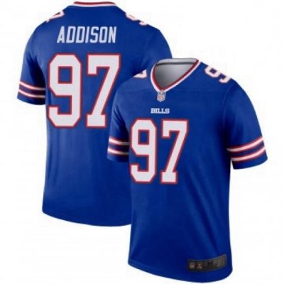 Men Buffalo Bills Mario Addison Royal Legend Jersey By Nike