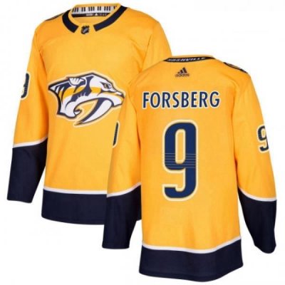 Youth Adidas Nashville Predators 9 Filip Forsberg Authentic Gold Home NHL Jersey