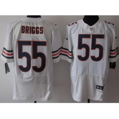 Nike Chicago Bears 55 lance briggs White Elite NFL Jersey