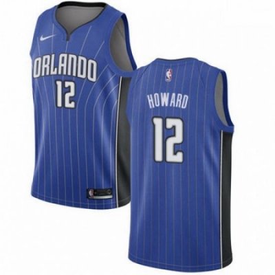 Mens Nike Orlando Magic 12 Dwight Howard Swingman Royal Blue Road NBA Jersey Icon Edition