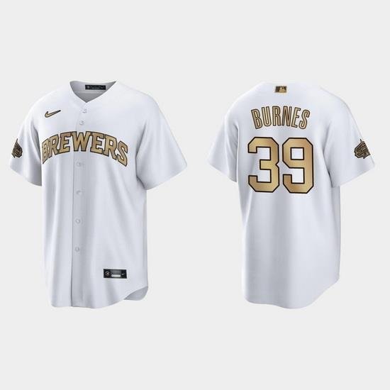 Men Corbin Burnes MilWaukee BreWers 2022 Mlb All Star Game White  Jersey