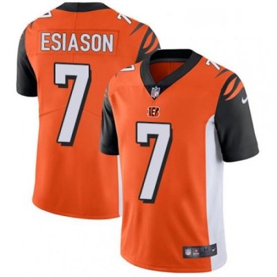 Youth Nike Cincinnati Bengals 7 Boomer Esiason Vapor Untouchable Limited Orange Alternate NFL Jersey