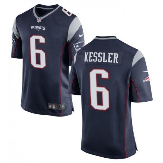 Mens Patriots 6 Cody Kessler Navy Blue Team Football Vapor Untouchable Limited Jersey