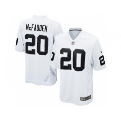 Nike Oakland Raiders 20 Darren McFadden White Game NFL Jersey