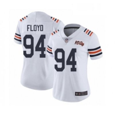 Womens Chicago Bears 94 Leonard Floyd White 100th Season Limited Football Jersey