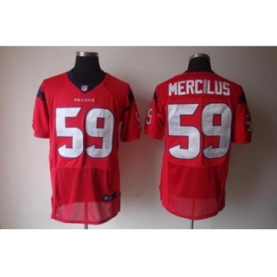 Nike Houston Texans 59 Whitney Mercilus Elite Red NFL Jersey