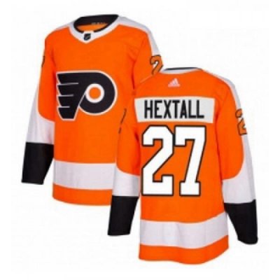 Youth Adidas Philadelphia Flyers 27 Ron Hextall Premier Orange Home NHL Jersey