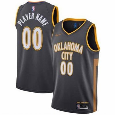 Men Women Youth Toddler Orlando Magic Black 2021 Custom Nike NBA Stitched Jersey