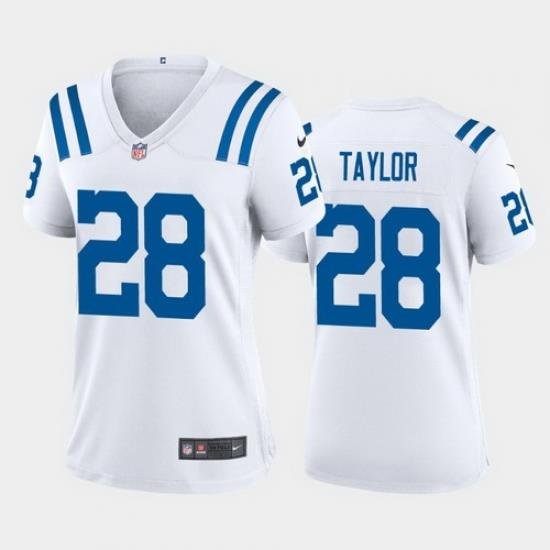 women jonathan taylor indianapolis colts white game jersey