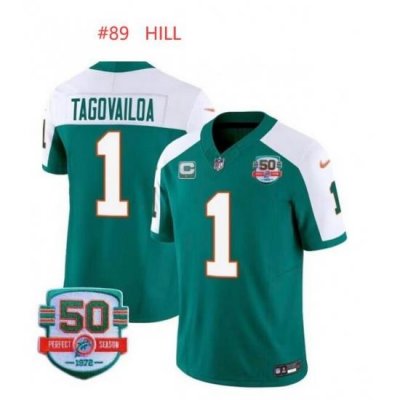 Dolphins #89 Hill Jersey