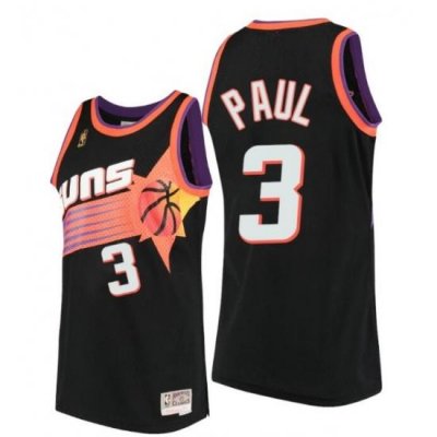 Phoenix Suns Chris Paul Hardwood Classics Black Throwback 90s Jersey