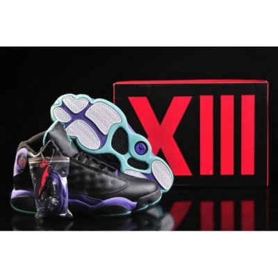 Air Jordan 13 XIII Shoes 2013 Mens Shoes Black Purple Sale