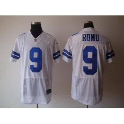 Nike Dallas CoWboys 9 Tony Romo White Elite NFL Jersey