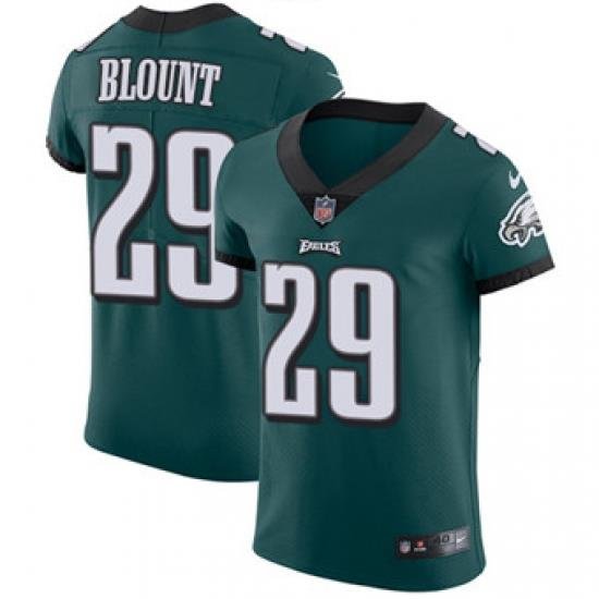 Nike Eagles #29 LeGarrette Blount Midnight Green Team Color Mens Stitched NFL Vapor Untouchable Elite Jersey