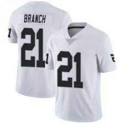 Men Las Vegas Raiders 21 Cliff Branch White vapor Limited Jerse