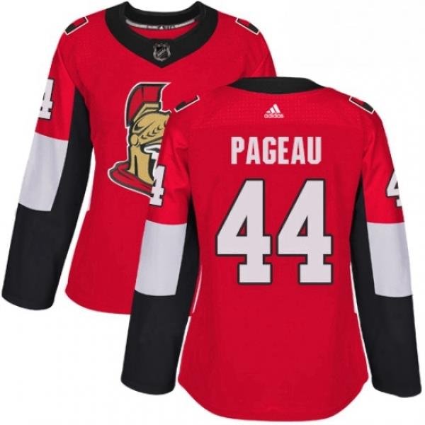 Womens Adidas Ottawa Senators 44 Jean Gabriel Pageau Premier Red Home NHL Jersey