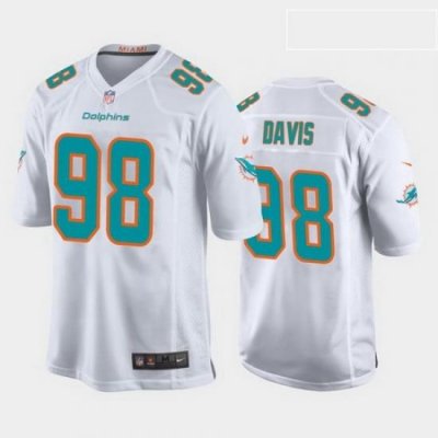 men raekwon davis miami dolphins white game jersey