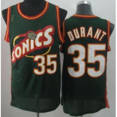 Seattle Supersonic 35 Kevin Durant Green Revolution 30 NBA Basketball Jerseys-2