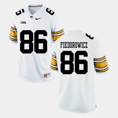 C.J. Fiedorowicz White Iowa Hawkeyes Alumni Football Game Jersey