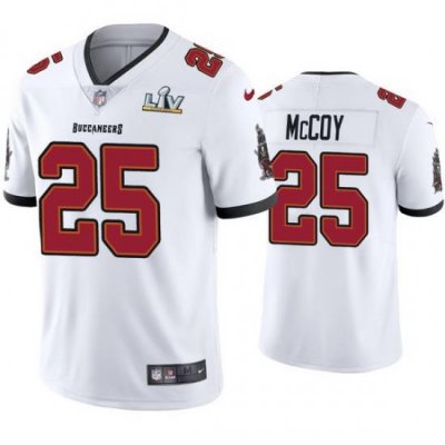 Men Lesean Mccoy Buccaneers White Super Bowl Lv Vapor Limited Jersey